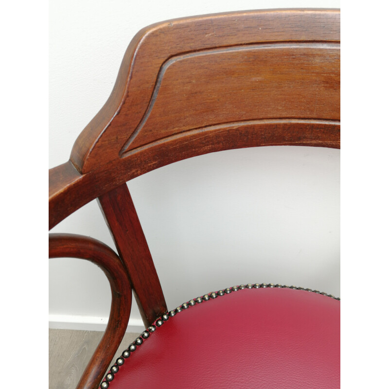 Vintage Desk Chair by Thonet n6003, France, 1900-1925