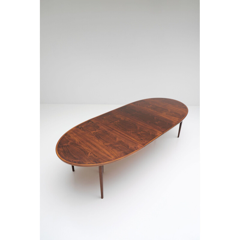 Table à Repas Vintage  en palissandre du Designer Danois Arne Vodder pour Sibast, 1960