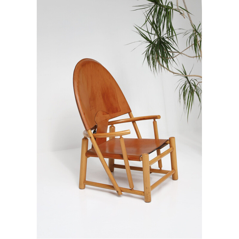 Vintage Armchair, Hoop Chair Model by Piero Palange and Werther Toffoloni for Germa, Italy, 1972