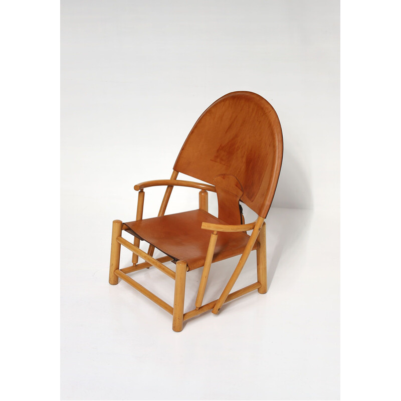 Vintage Armchair, Hoop Chair Model by Piero Palange and Werther Toffoloni for Germa, Italy, 1972