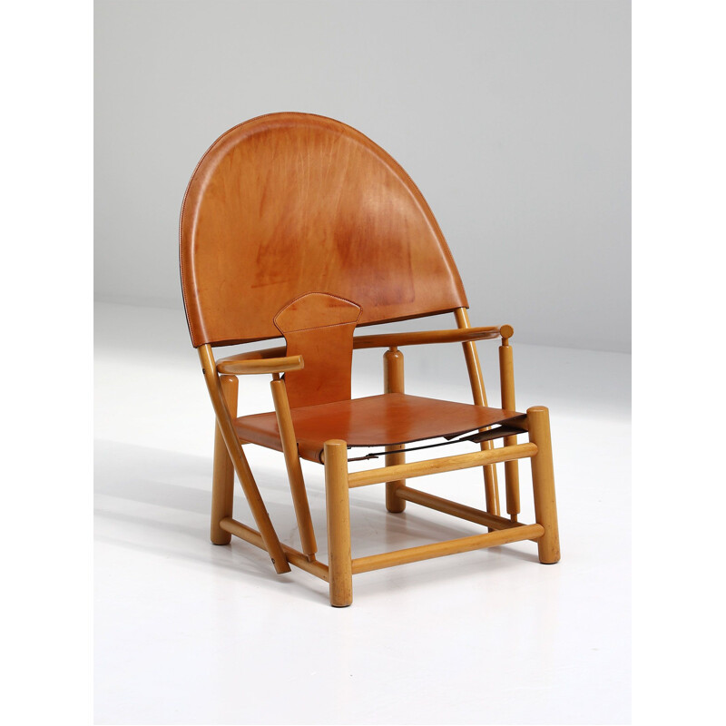 Vintage Armchair, Hoop Chair Model by Piero Palange and Werther Toffoloni for Germa, Italy, 1972