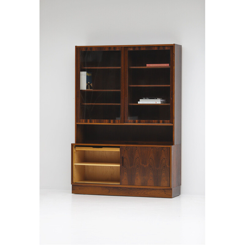 Vintage bookcase designed by Erik Brouer for Mobelfabrik, Denmark 1960s