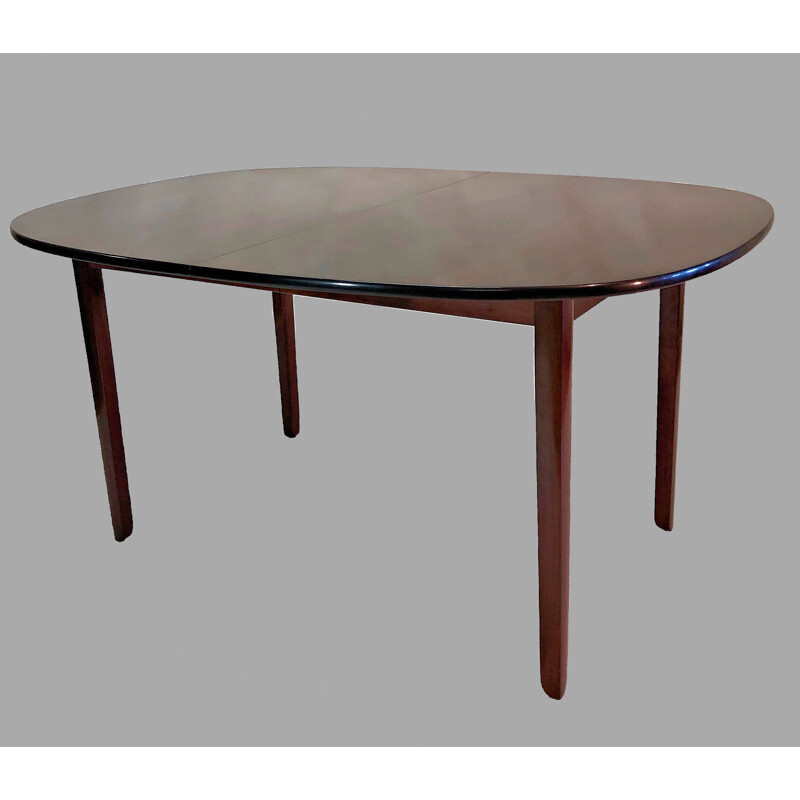 Vintage Dining Table, in Mahogany, Ole Wanscher Refinishedby by P. Jeppesen, 1960s