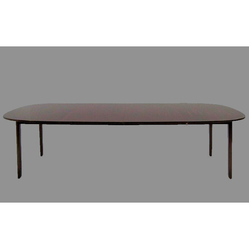 Vintage Dining Table, in Mahogany, Ole Wanscher Refinishedby by P. Jeppesen, 1960s