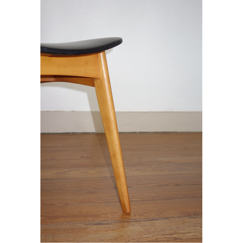 Set of 6 Stella vintage chairs in teak, model Ingrid, 1960