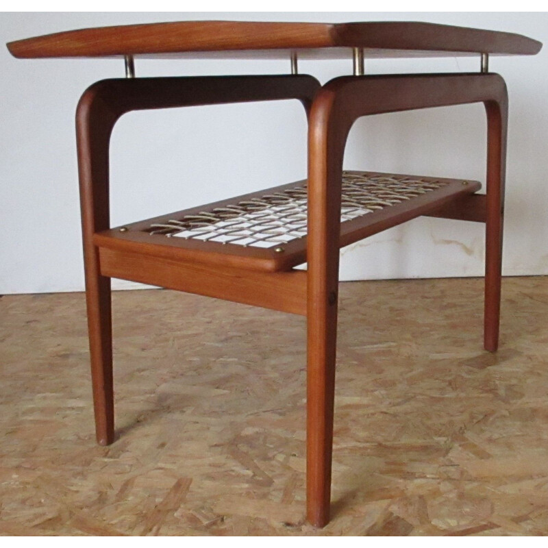 Vintage teak coffee table by A.Hovmand-Olsen for Toften, 1960