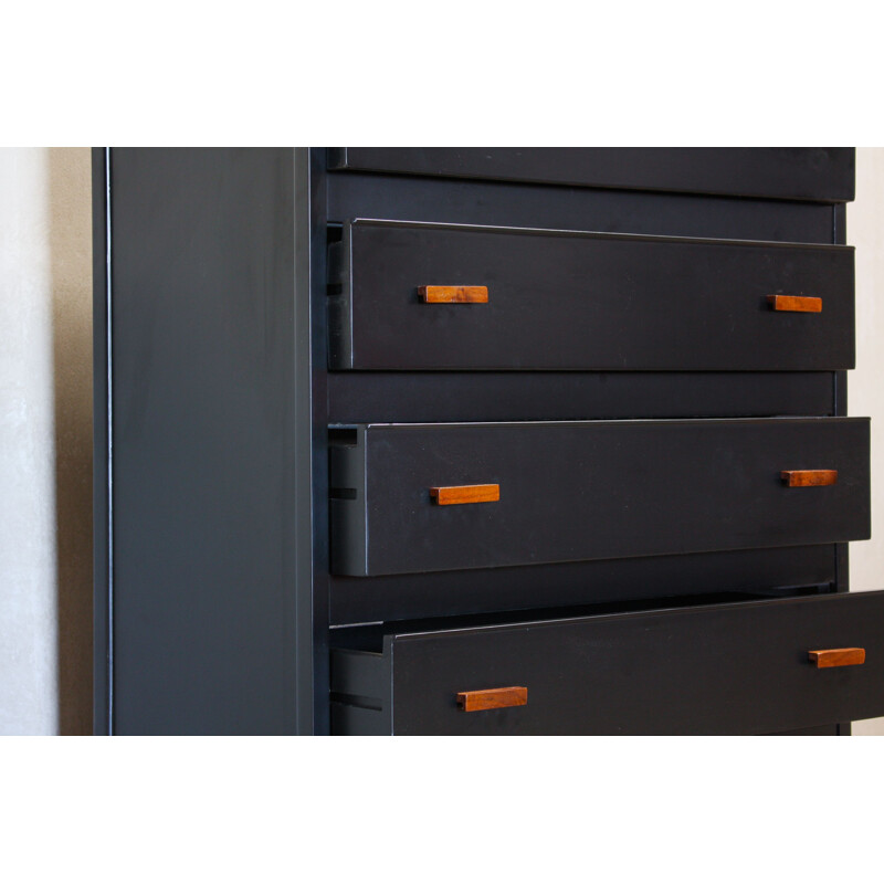 Black English Vintage Chest of Drawers, 1960s