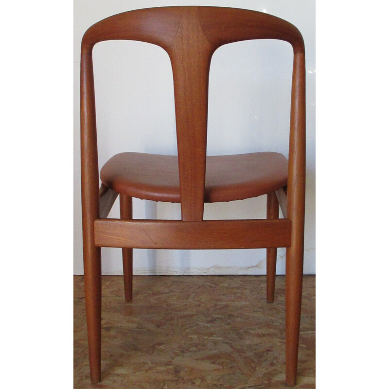 Johannes Andersen's set of 6 vintage Juliane chairs in teak, 1960