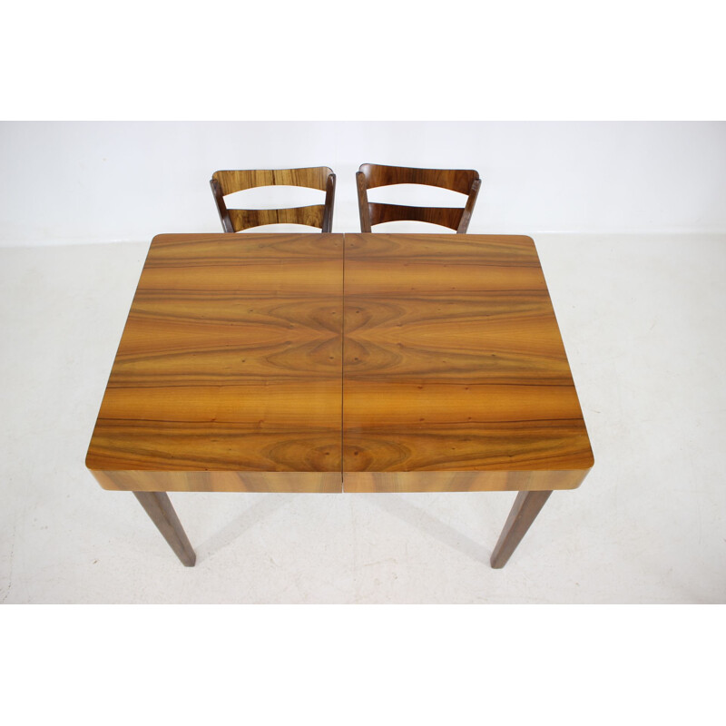 Vintage dining set in walnut 1950s