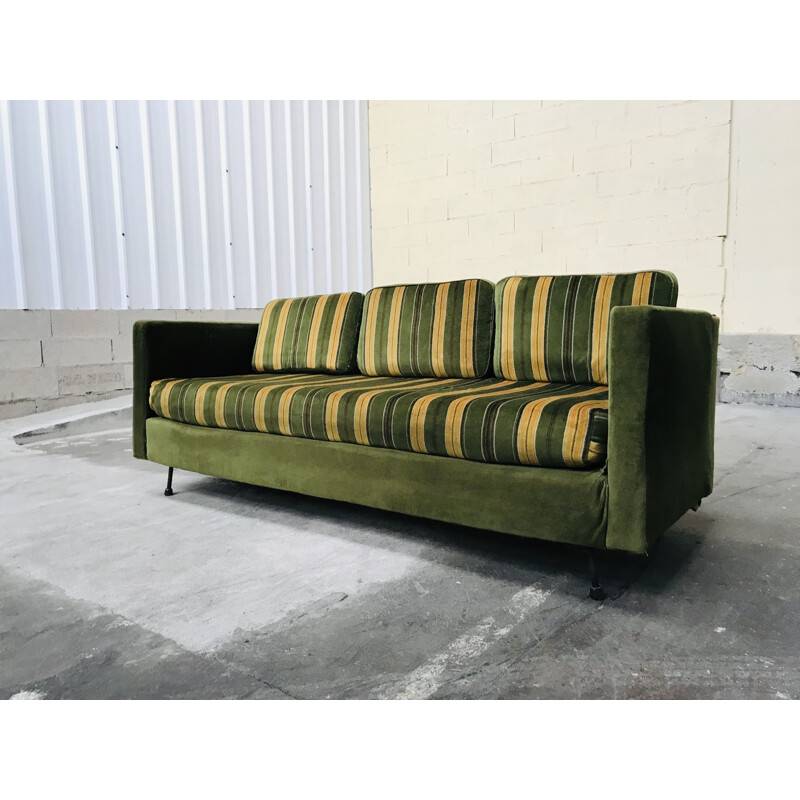 Vintage 3-seater sofa Guy Besnard France 1950s