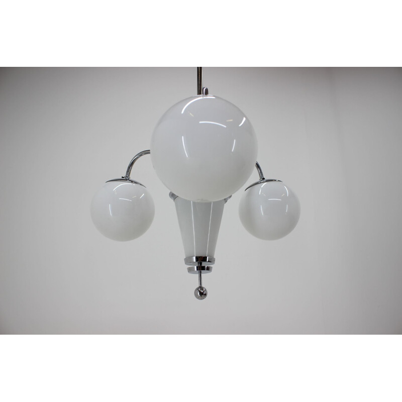 Vintage chandelier Art Deco Bauhaus, Functionalism, 1930s