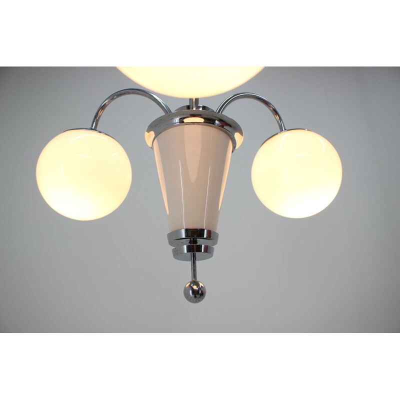 Vintage chandelier Art Deco Bauhaus, Functionalism, 1930s