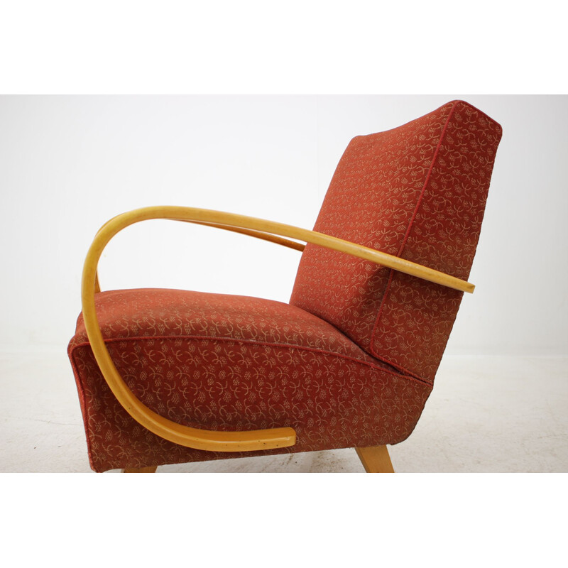 Vintage armchair Art Deco by Jindřich Halabala, 1930s