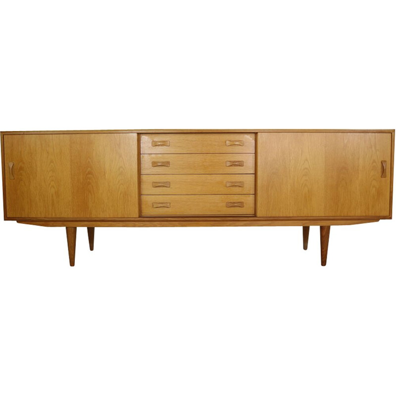 Enfilade Vintage en chêne par Clausen and Son, Danemark, 1960