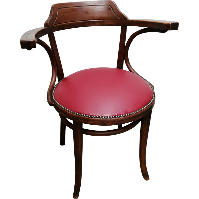 Vintage Desk Chair by Thonet n6003, France, 1900-1925