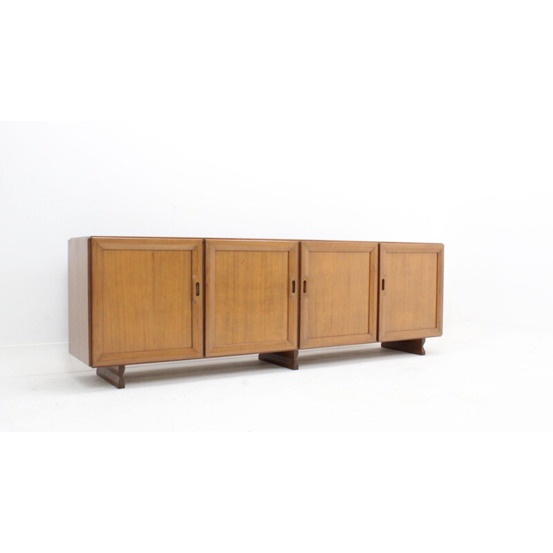 Vintage MB15 sideboard for Poggi in walnut 1950