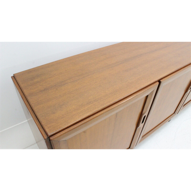 Vintage MB15 sideboard for Poggi in walnut 1950