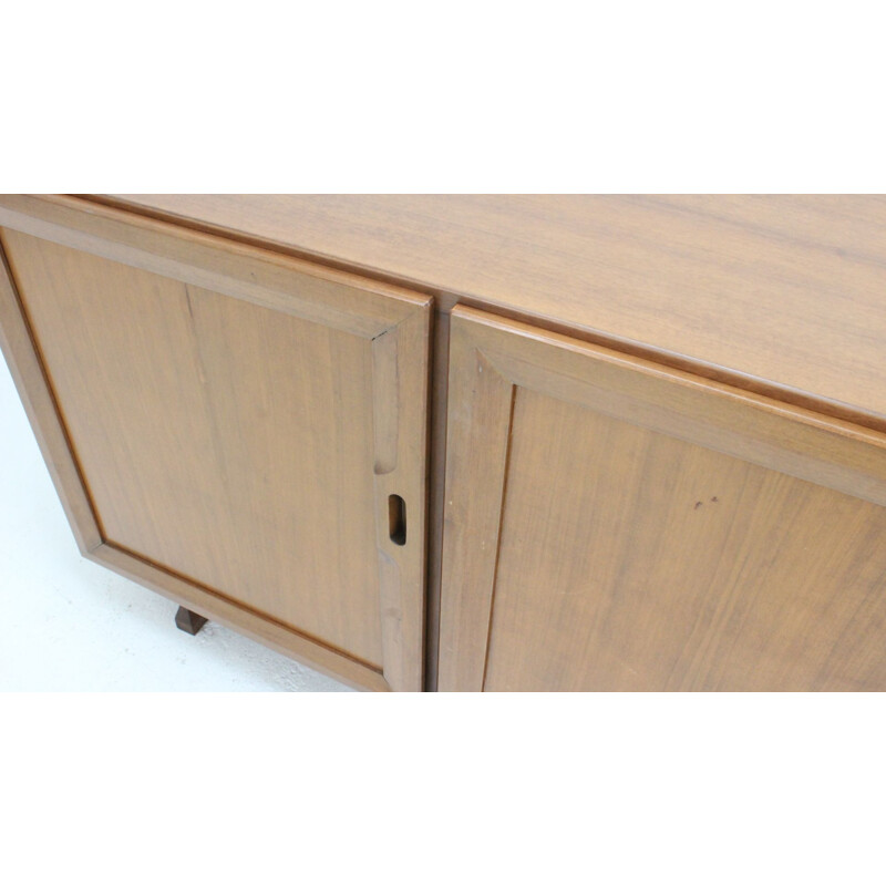 Vintage MB15 sideboard for Poggi in walnut 1950