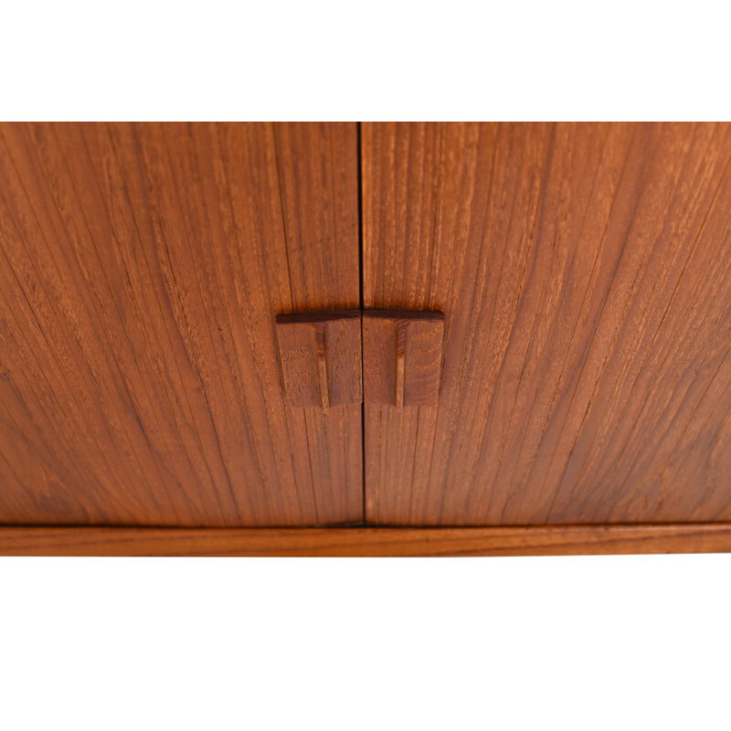 Vintage Jalousie sideboard for Feldballes in teak 1950s