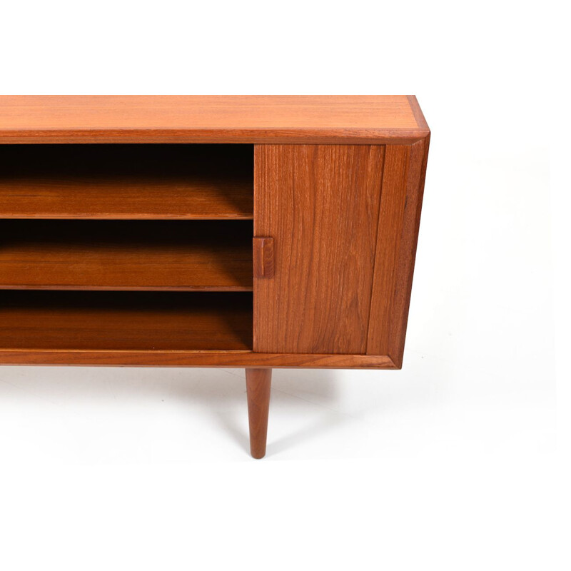 Vintage Jalousie sideboard for Feldballes in teak 1950s