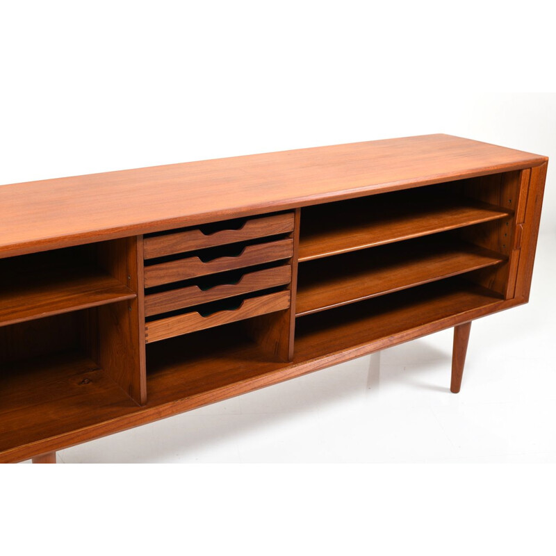 Vintage Jalousie sideboard for Feldballes in teak 1950s