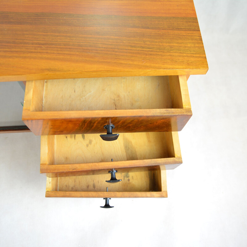 Vintage walnut chest of drawers Spółdzielnia Pracy in Lubań