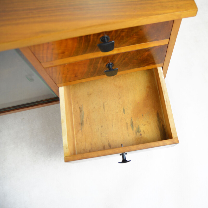 Vintage walnut chest of drawers Spółdzielnia Pracy in Lubań