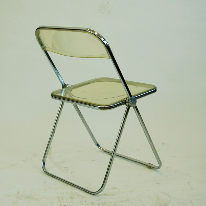 Set of 4 vintage  Plia Folding Chairs by Giancarlo Piretti, 1967