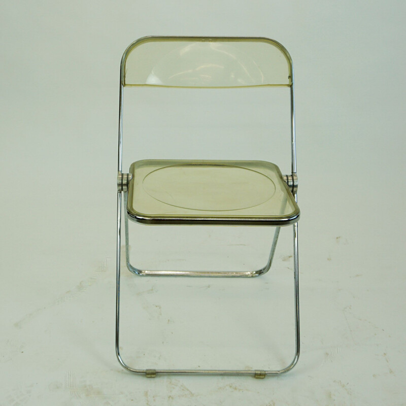 Set of 4 vintage  Plia Folding Chairs by Giancarlo Piretti, 1967