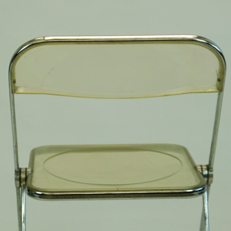 Set of 4 vintage  Plia Folding Chairs by Giancarlo Piretti, 1967