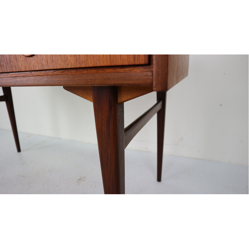 Vintage Danish Desk in Teak with Drawers, 1960s