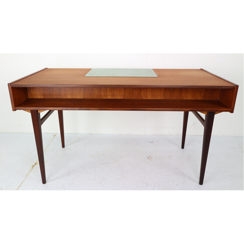 Vintage Danish Desk in Teak with Drawers, 1960s