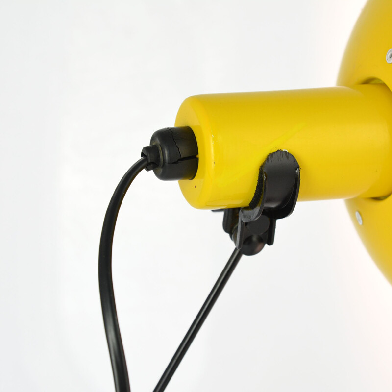 Vintage yellow clip lamp for Murata Godo, Japan 80s