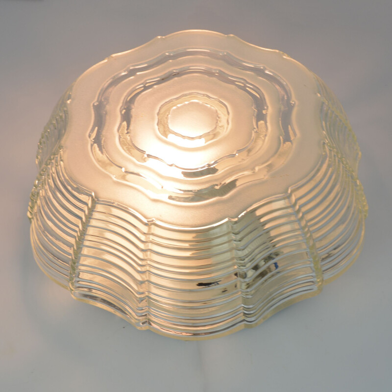 Vintage wall lamp by Glashütte Limburg, Germany 1960s