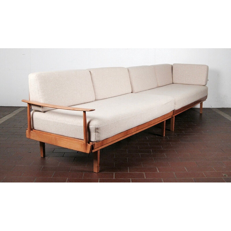 5 seater vintage sofa, Scandinavian design, 1950