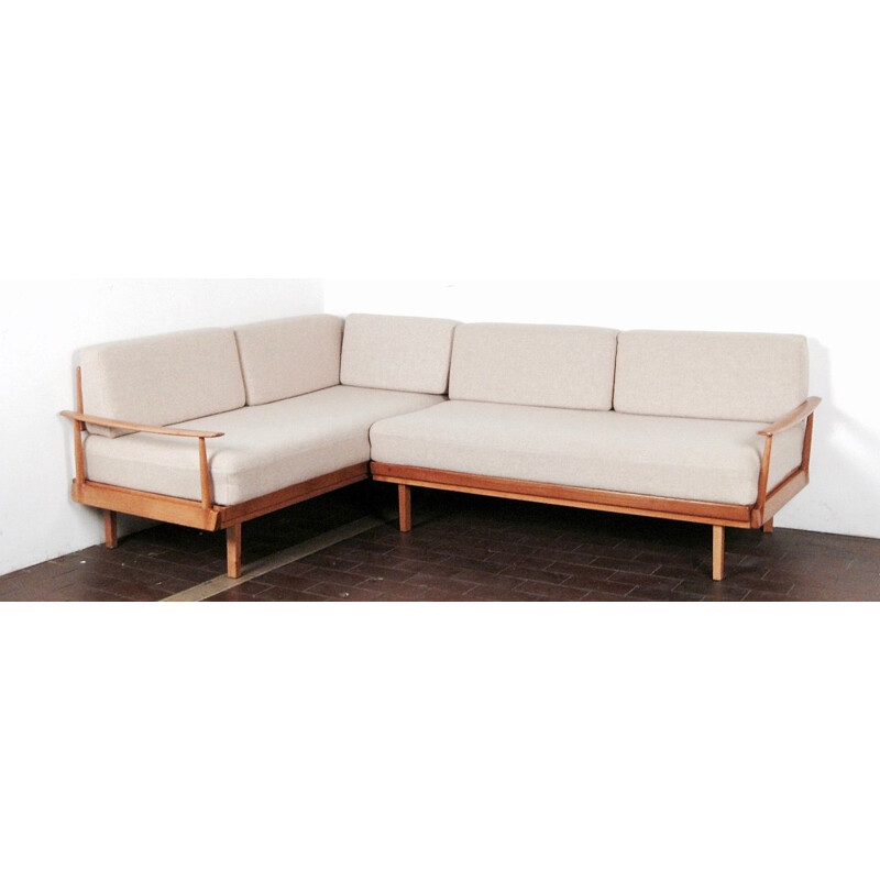 5 seater vintage sofa, Scandinavian design, 1950