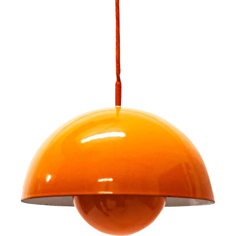 Suspension Vintage modèle FlowerPot par Verner Panton pour Louis Poulsen, Danemark, 1960