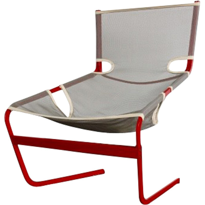 Vintage Artifort F444 lounge chair, Pierre PAULIN - 1960
