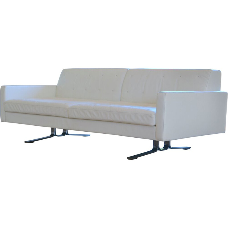 Kennedee vintage sofa for Poltrona Frau in white leather