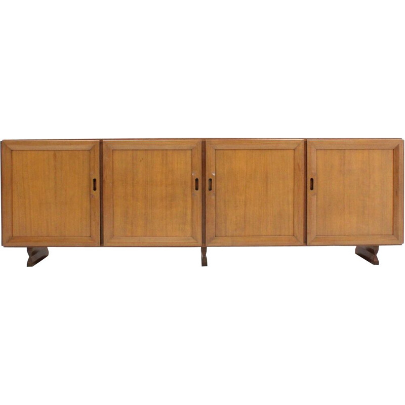 Vintage MB15 sideboard for Poggi in walnut 1950