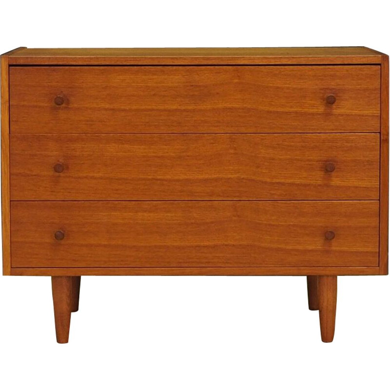 Vintage danish chest of drawers in teakwood 1960s