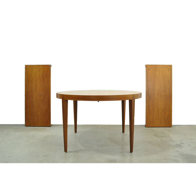 Table à repas vintage en teck par Severin Hansen pour BOVENKAMP, Danois, 1960