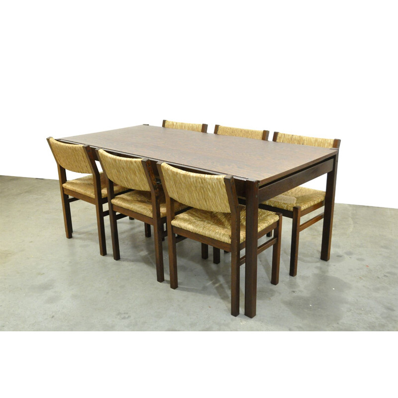 Vintage dining table by Cees Braakman for PASTOE, 1970