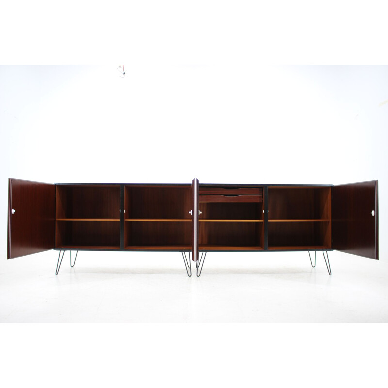 Ensemble de 2 buffets vintage en palissandre par Omann Jun, 1960