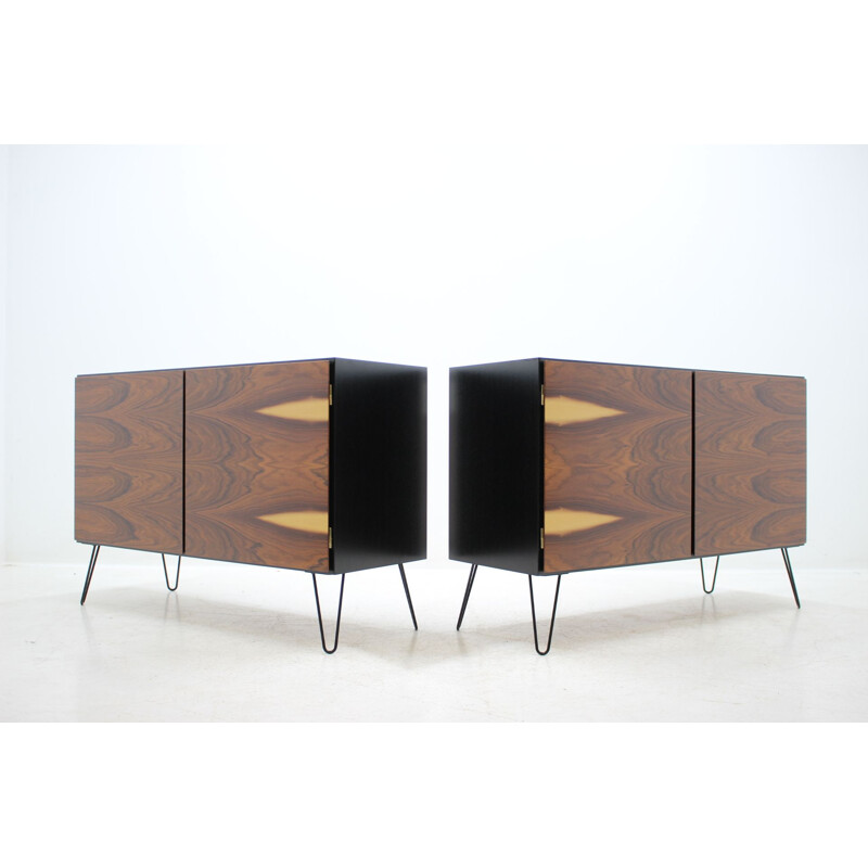 Ensemble de 2 buffets vintage en palissandre par Omann Jun, 1960