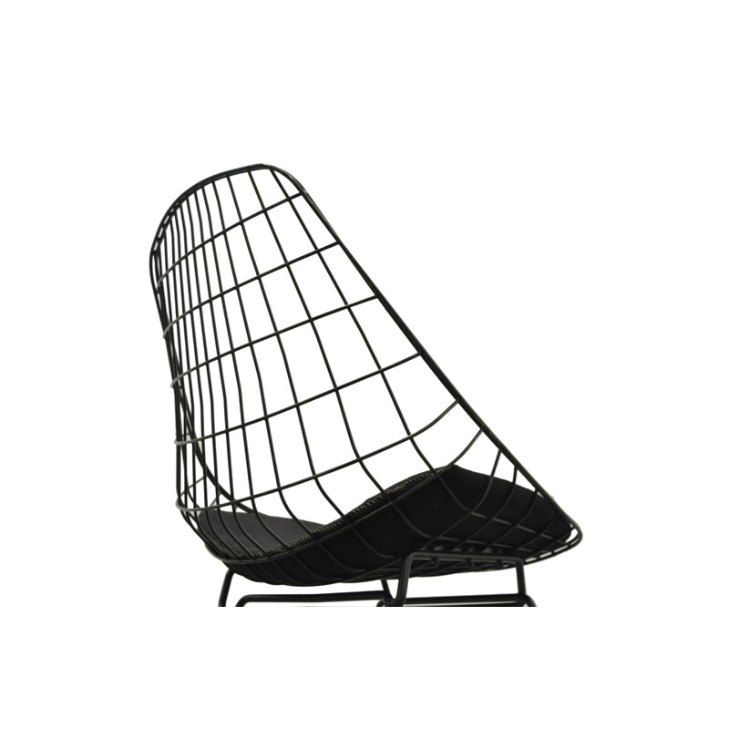 Ensemble de 4 chaises Wire vintage SM05 par Cees Braakman pour Pastoe, 1960