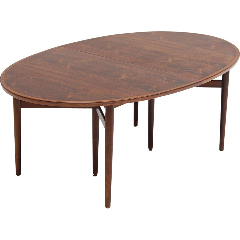 Vintage Dining Table in Rosewood by Danish designer Arne Vodder for Sibast, 1960s