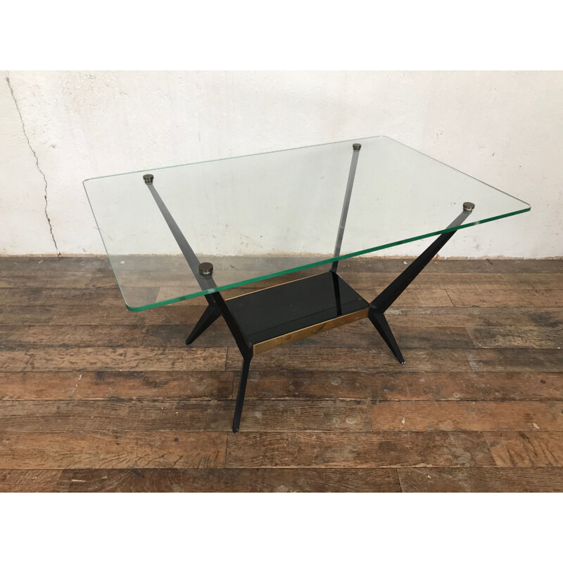 Vintage Coffee Table by Angelo OSTUNI, Arlus Edition, 1950