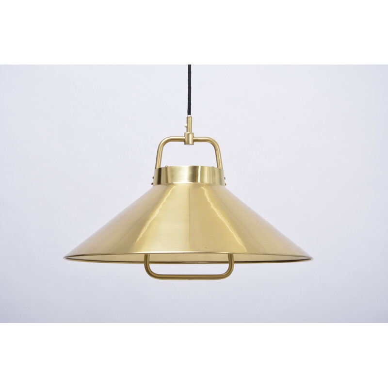 Vintage Danish Pendant Light in brass by FRITZ SCHLEGER for LYFA - 1960s