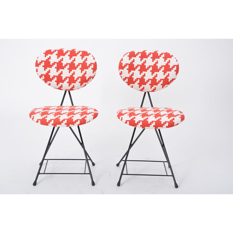 Pair of Vintage F and T chairs by Rob Parry, Netherlands 1950